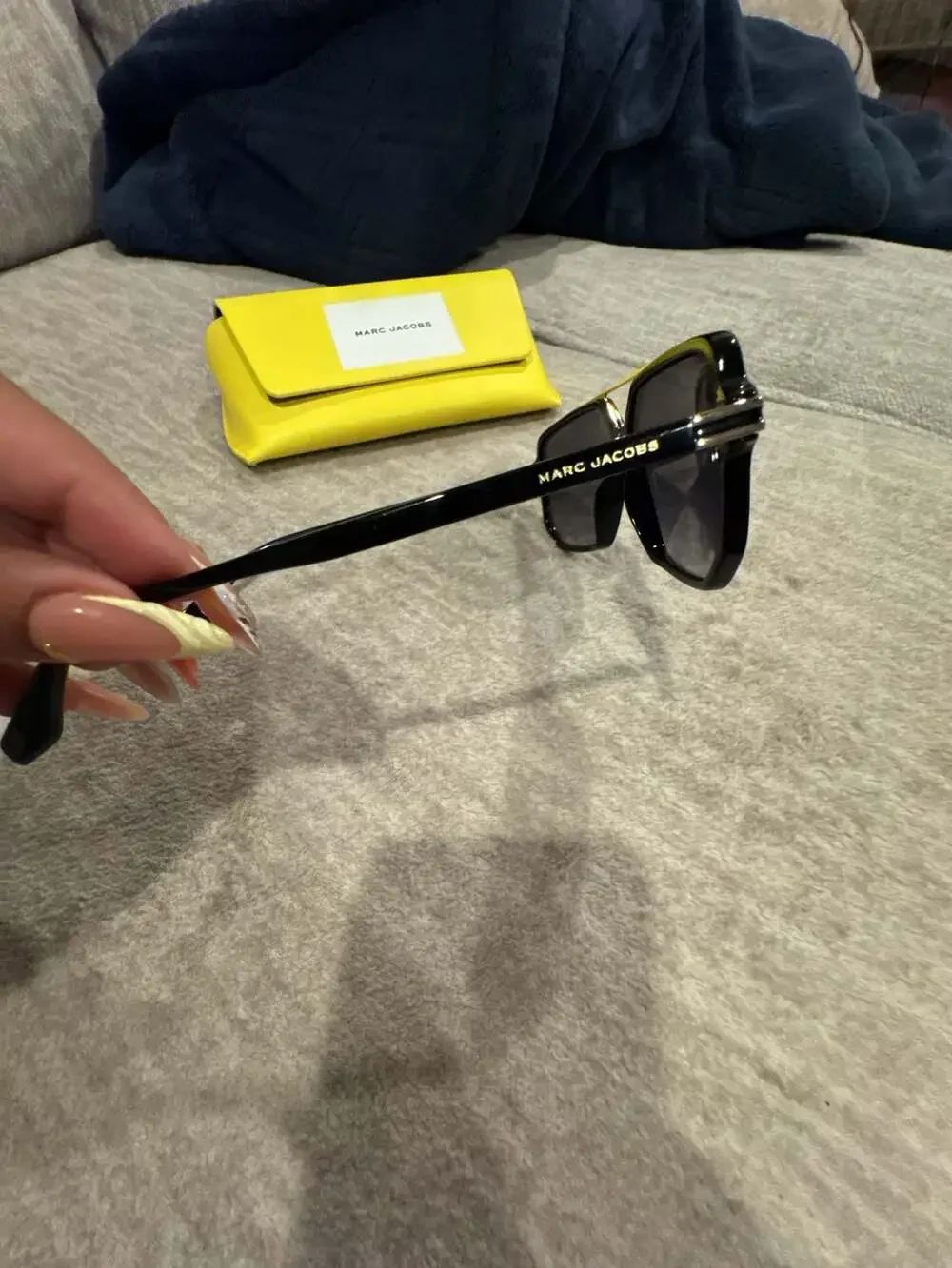Marc Jacobs MARC 417/S Square Sunglasses in Black